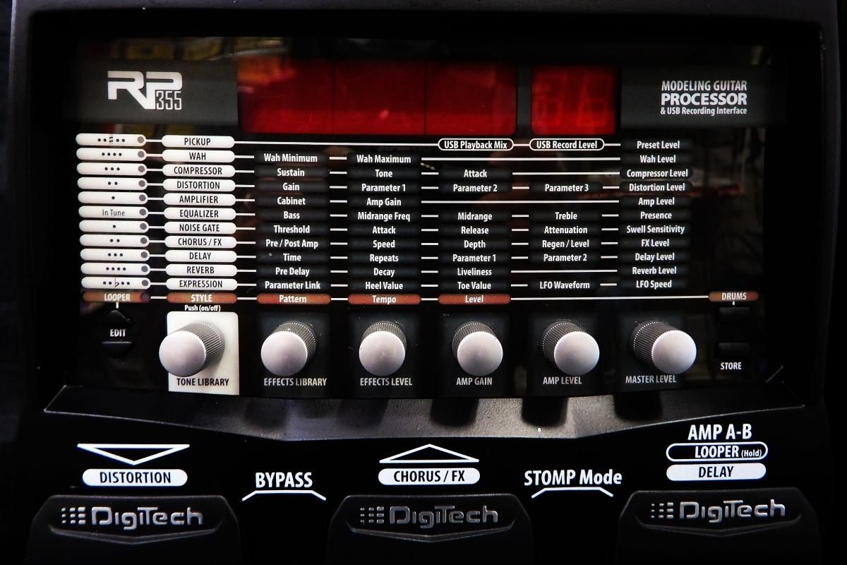 DigiTech モデリングギタープロセッサー&USB レコーディング