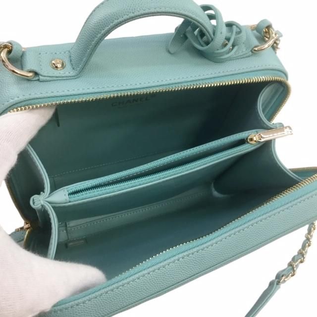 店頭販売品】シャネル/キャビアスキン/バニティバッグ 店頭販売品】シャネル/キャビアスキン/バニティバッグ