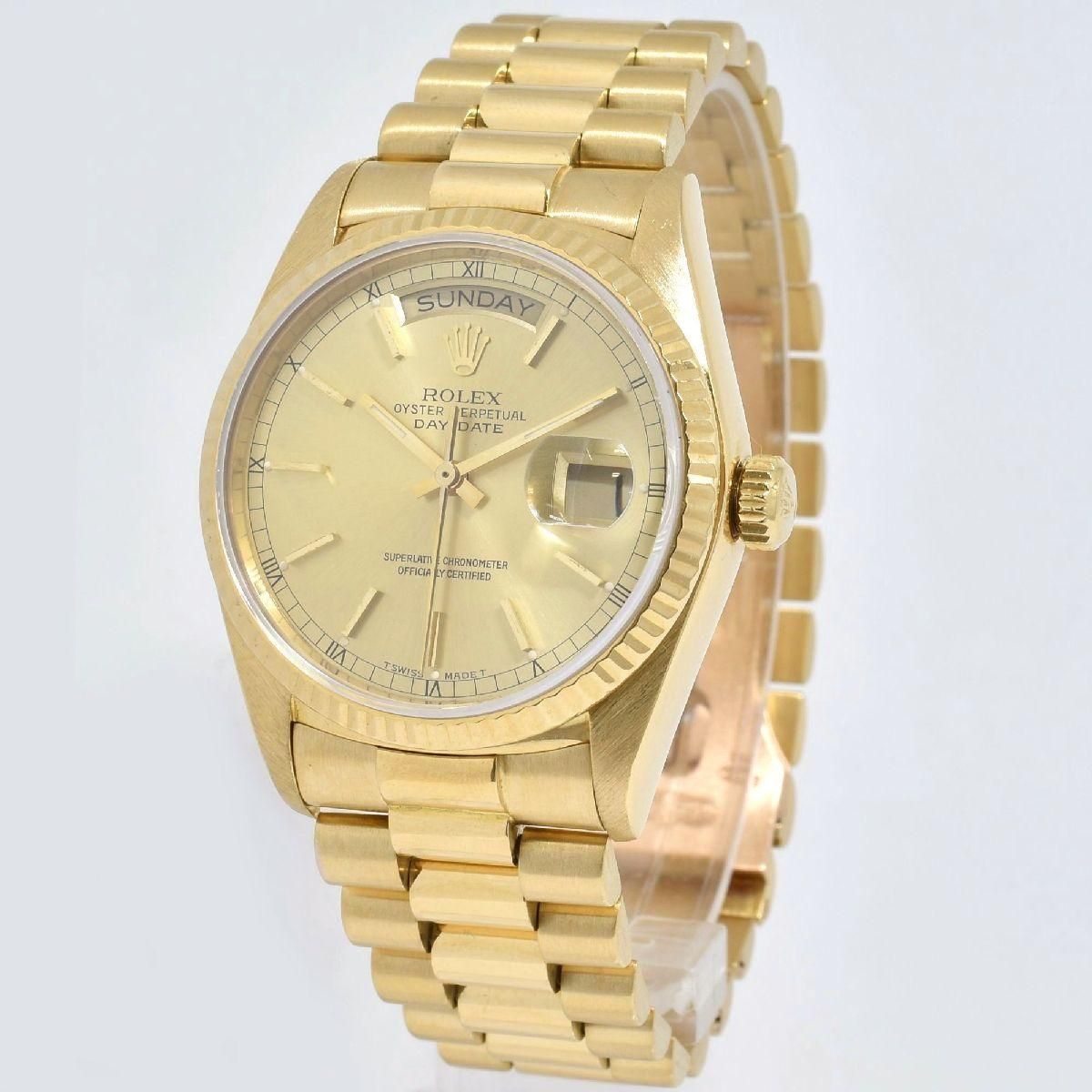  ŹƬʡۥå K18YG ǥǥ  18038 93֡ӻ ư ROLEX DAY-DATE 