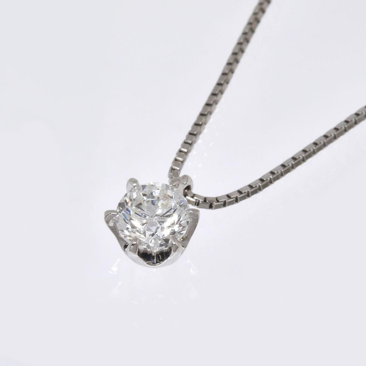 プラチナダイヤモンドネックレス 0.1ct