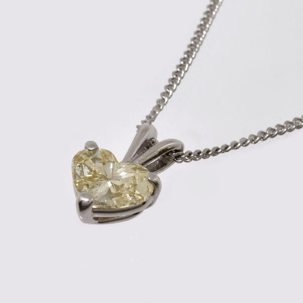 プラチナダイヤモンドネックレス 0.1ct