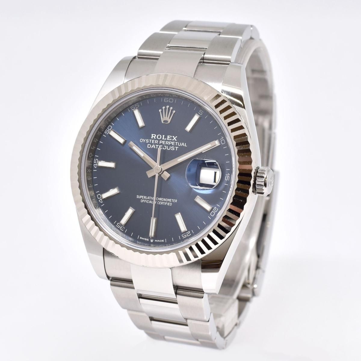  ŹƬʡۥå ǥȥ㥹41 126334  2019ǯݰӻ ư ROLEX DATEJUST41 ƥ쥹 ۥ磻ȥ 롼å