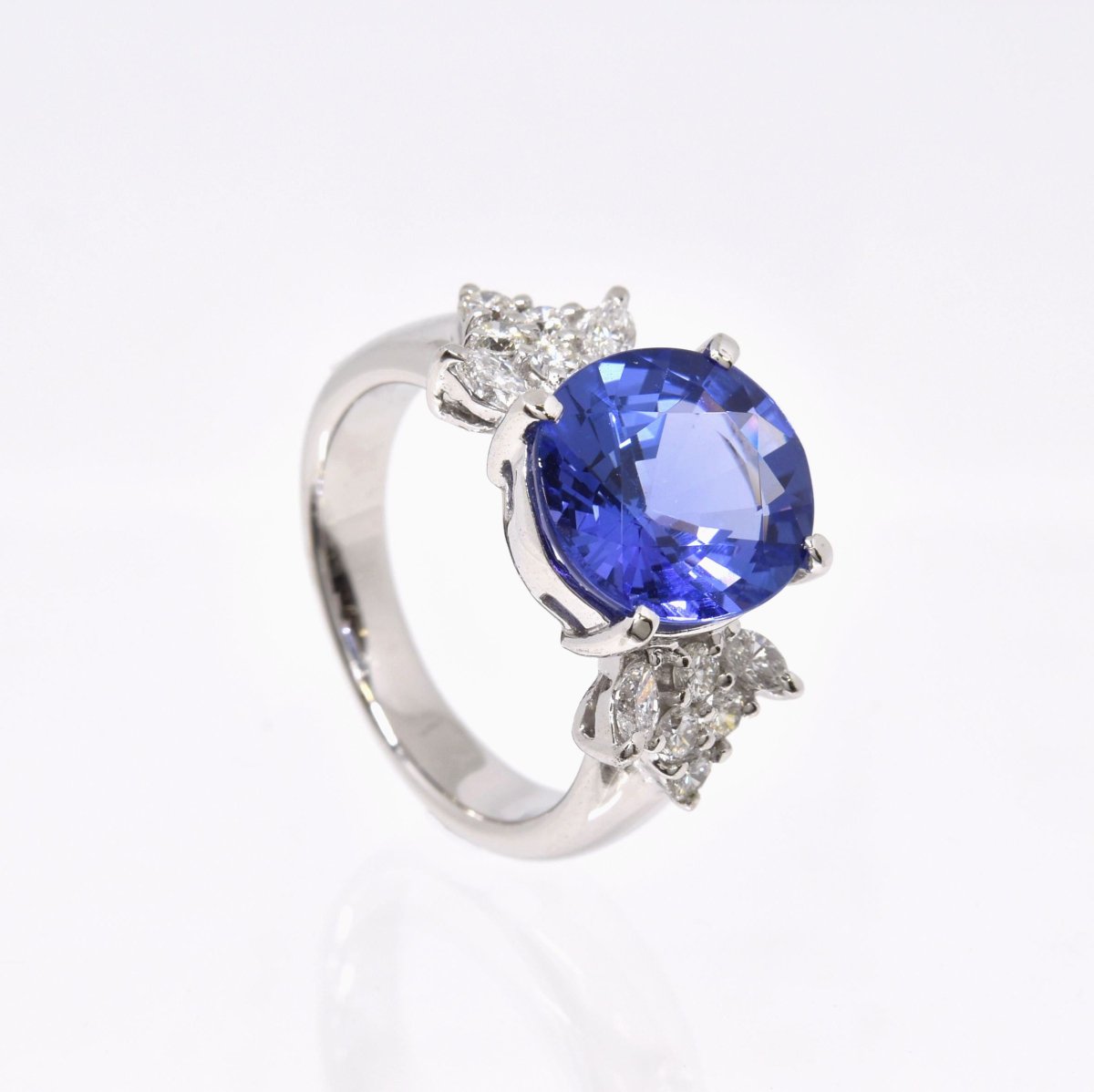 K18WG 󥶥ʥȥ T4.37ct D0.50ct 7.4g #9.5  ۥ磻ȥ