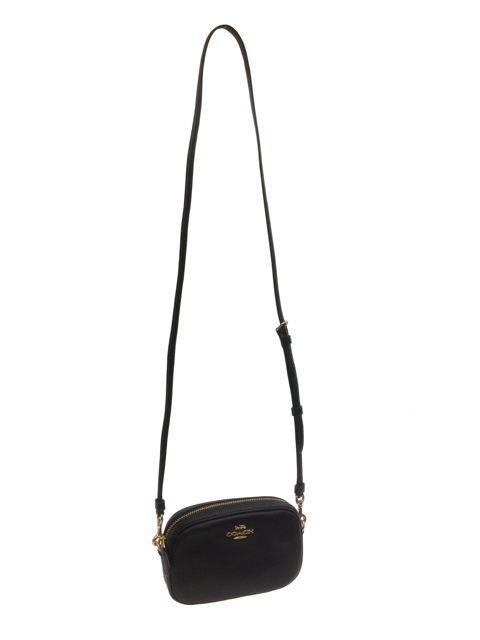 COACH ウエストバッグ クロスボディー シボ革 レザー ブラック