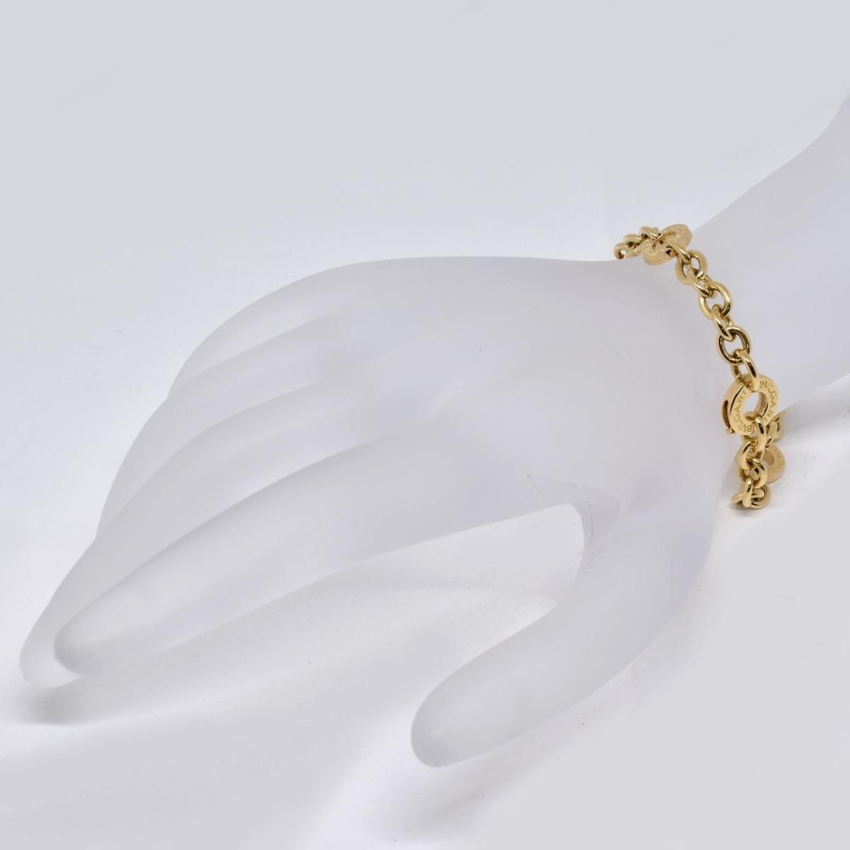 ブルガリ K18YG ブルガリブルガリブレスレット 16.5g ☆ 20cm BVLGARI