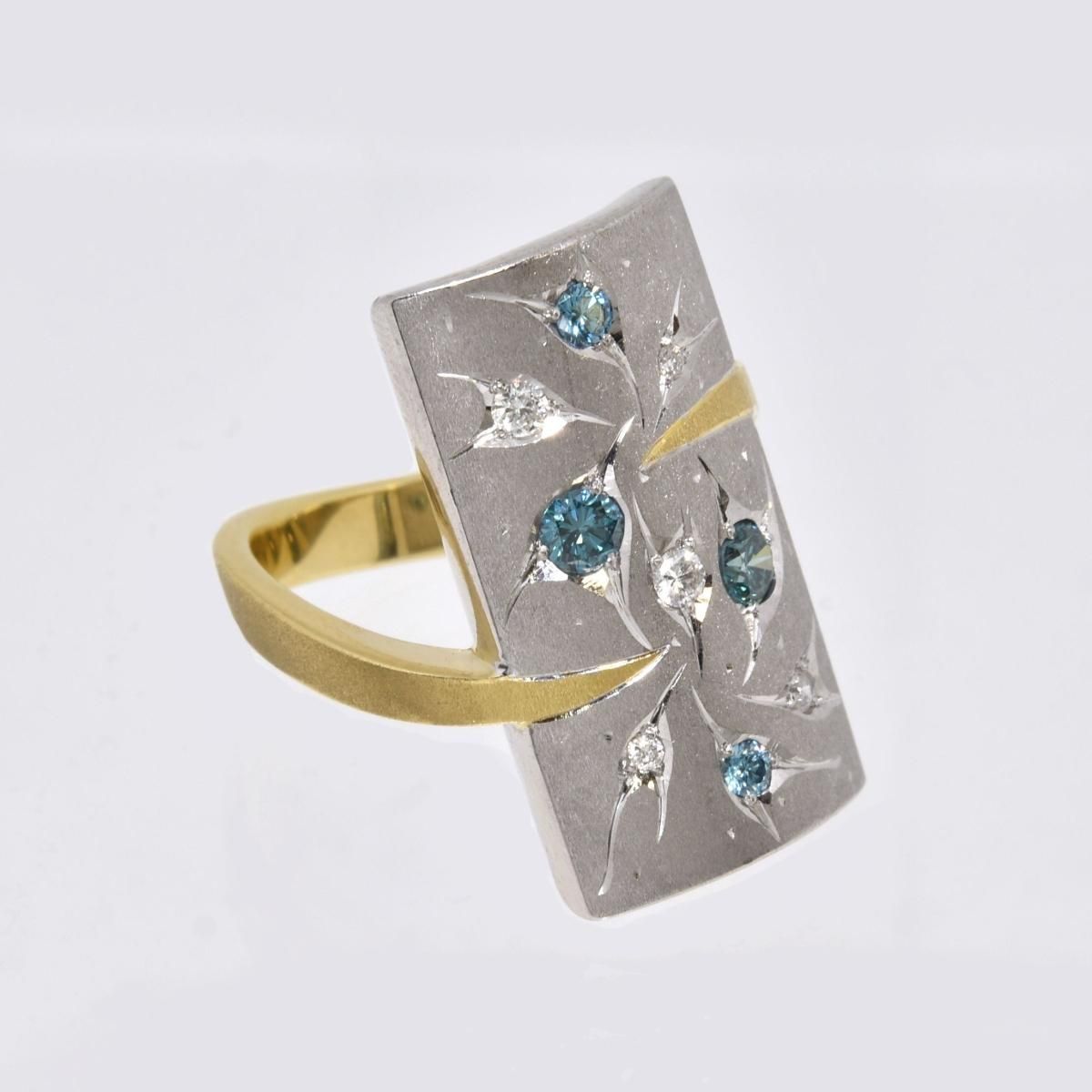 K18WG/K18YG ⸭ ֥롼 BD0.32ct D0.11ct 12.3g  #12  ۥ磻ȥ  ä