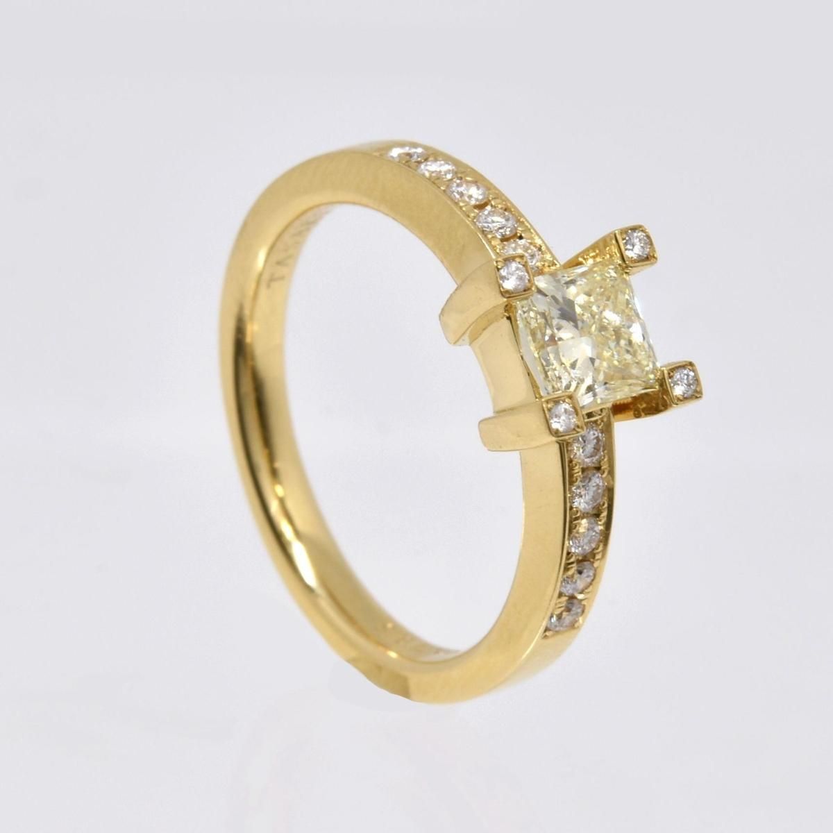 K18YG ĺ  D0.71ct D0.15ct 4.5g  #12 TASAKI   