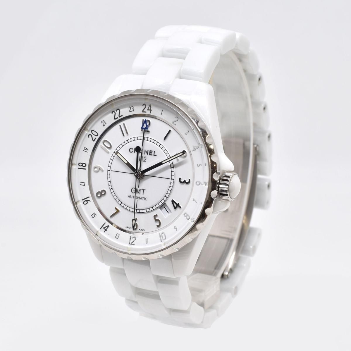 シャネル / CHANEL J12 GMT 38MM H3103 ホワイト メンズ 時計