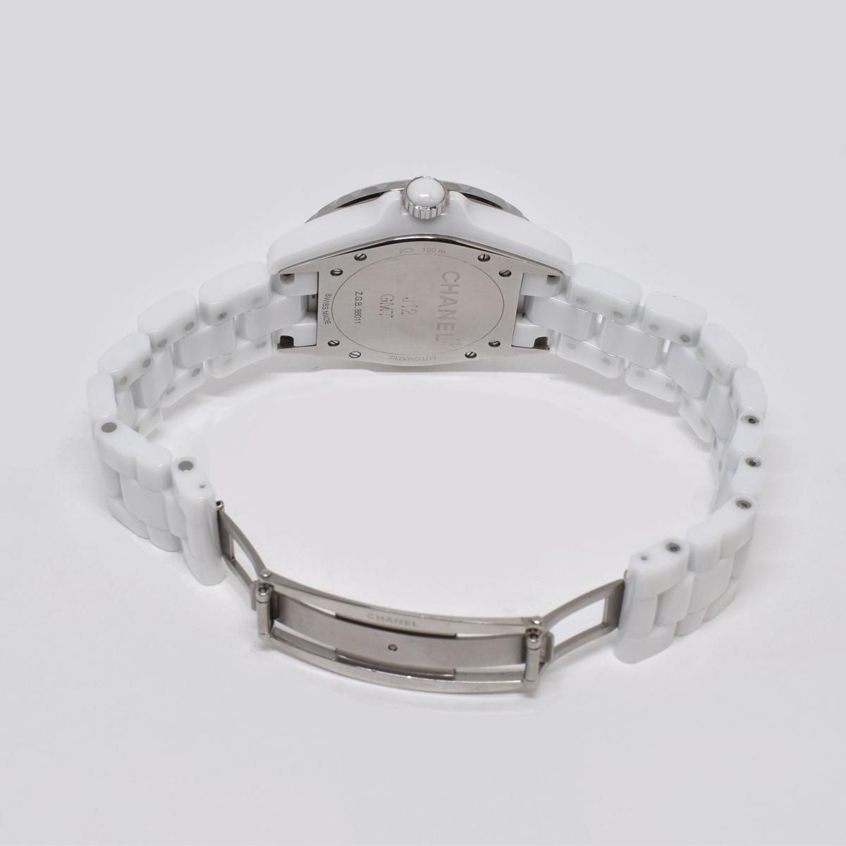 シャネル J12 H3103 GMT ホワイト ☆腕時計 自動巻き CHANEL