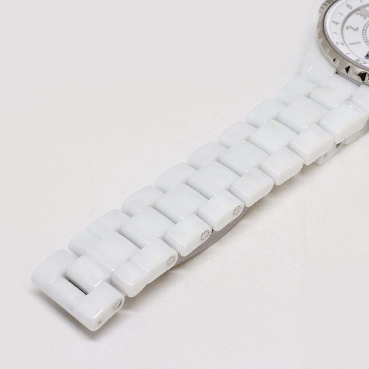 シャネル J12 H3103 GMT ホワイト ☆腕時計 自動巻き CHANEL