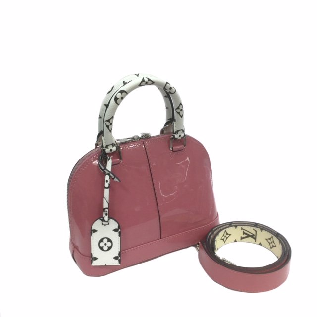 Louis Vuitton M54704 Alma BB Patent Leather Rose Blush