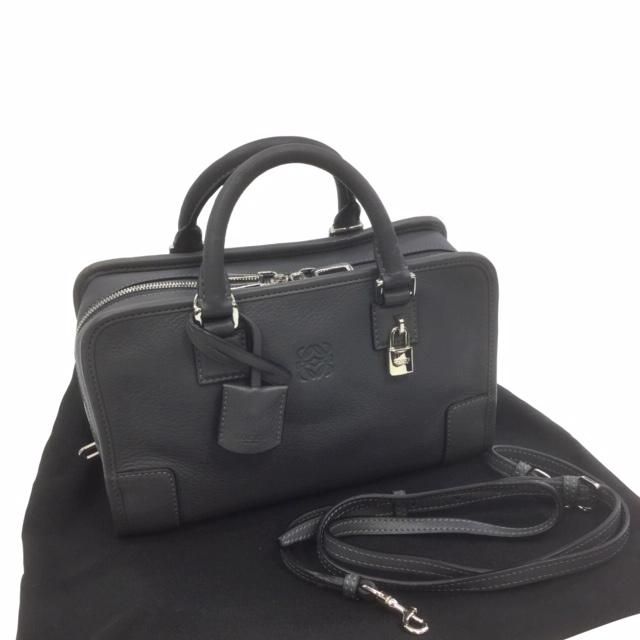 正規品❤️極美品⭐️新型⭐️ロエベ　LOEWE アマソナ　 男女　財布　コンパクト 新品未使用】LOEWE アマソナ長財布 ブラック黒 ロエベアマソナ