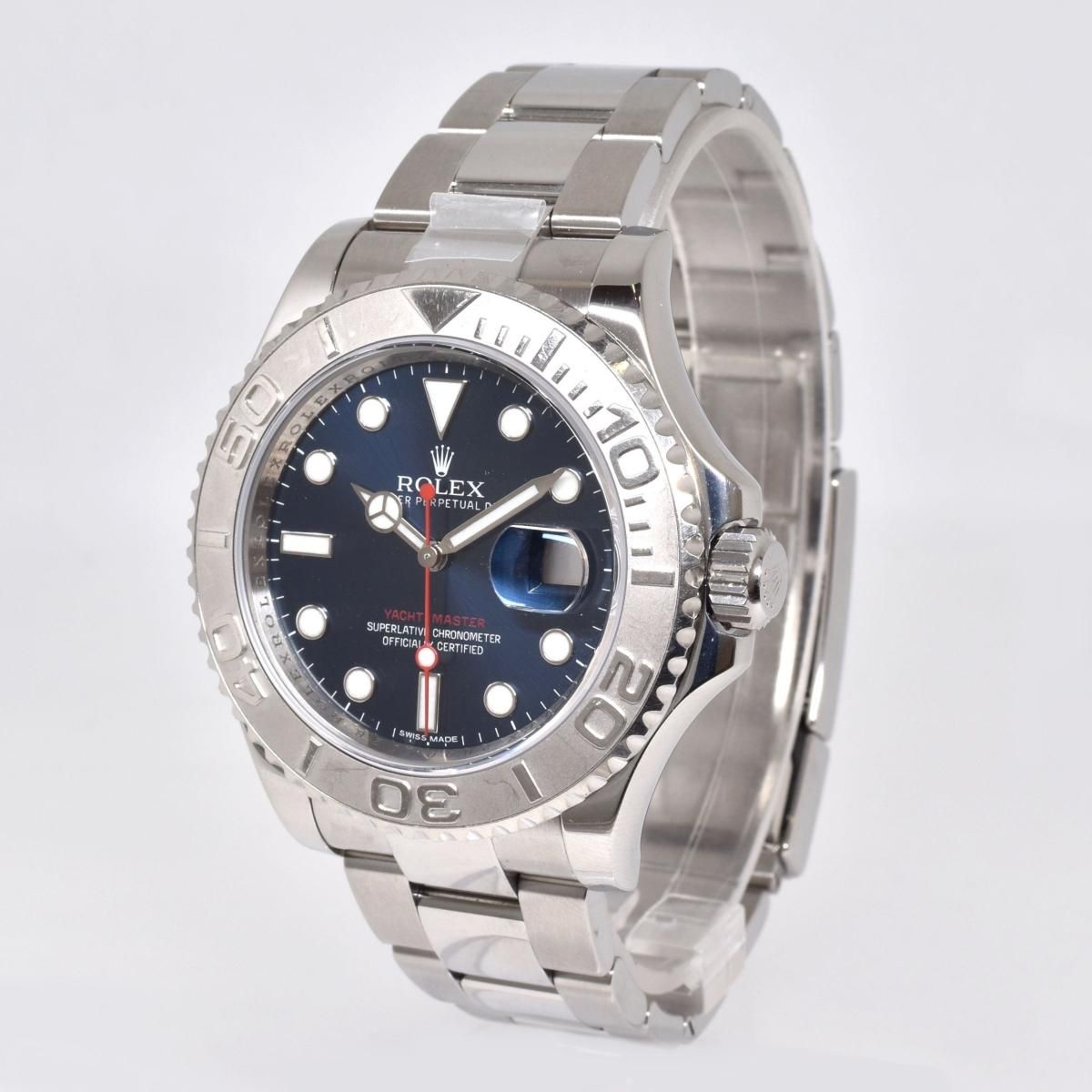 ロレックス ROLEX ヨットマスター おし 116622 青 ブルー 文字盤 ロレックス ROLEX ヨットマスター おし 116622 青 ブルー 文字盤