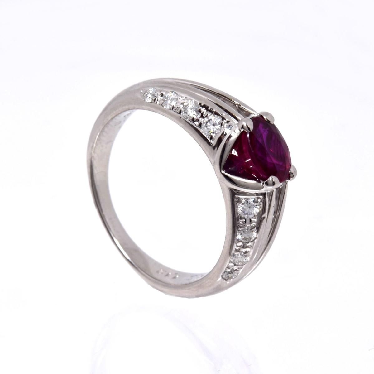 ĺ Pt ӡ R1.12ct D0.35ct 7.9g #13 TASAKI  ץ