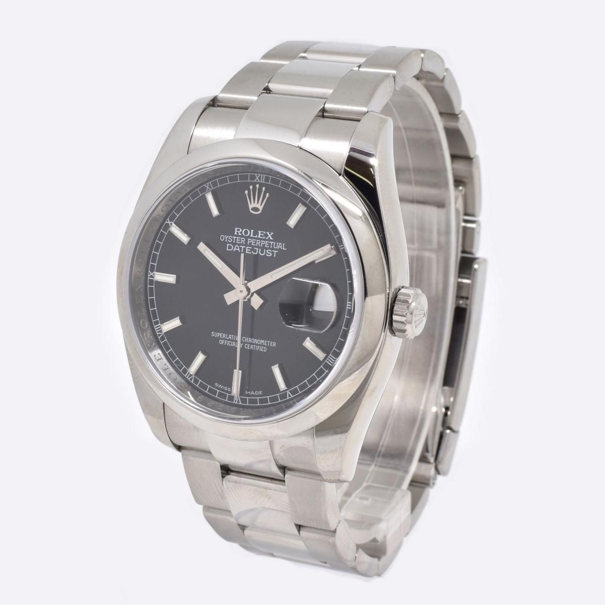 ŹƬʡۥå ǥȥ㥹 116200 ֥å롡ӻ ư ROLEX DATEJUST 롼å ƥ쥹