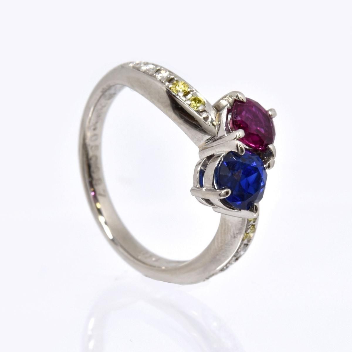ĺ Pt ޥȡ S0.87ct R0.50ct D0.14ct 5.3g  #11.5 TASAKI ե ӡ  ץ