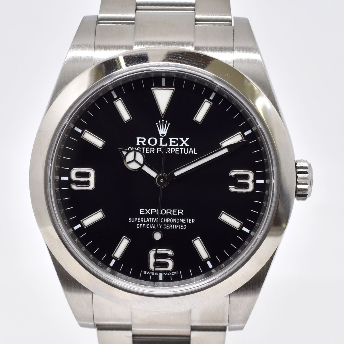 ロレックス ROLEX エクスプローラ1 214270 ランダム ルーレット メンズ 腕時計 ブラック 文字盤 自動巻き ウォッチ Explorer I VLP 90203613