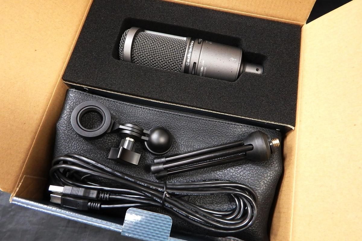 新品】Audio-Technica USBマイク AT2020 USB＋オーディオテクニカ