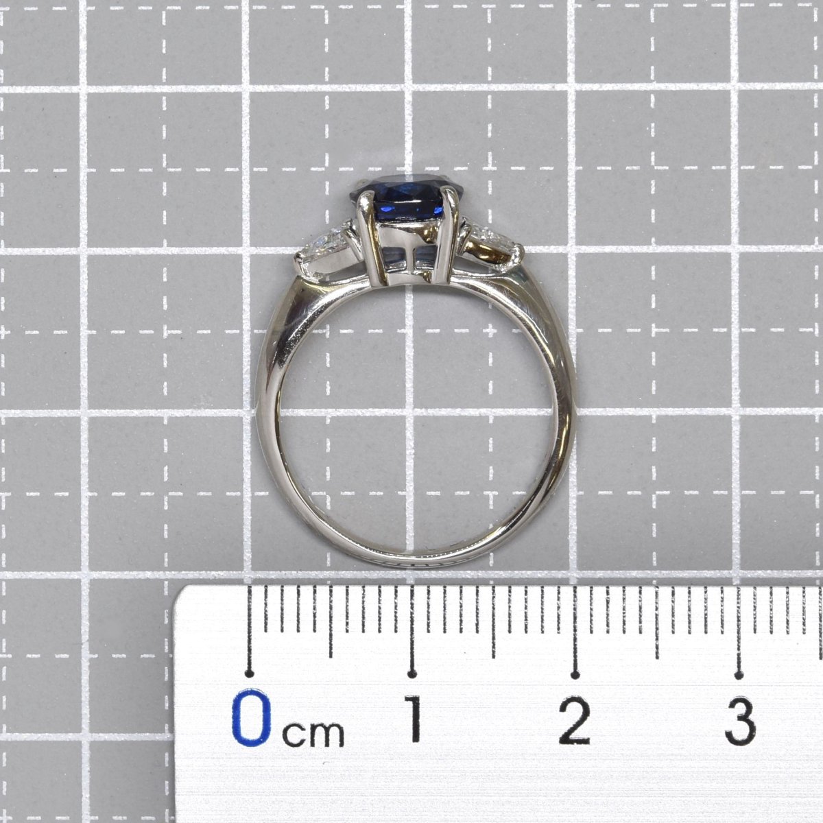 田崎 Pt サファイアリング S1.93ct D0.24ct 5.2g ☆ #11.5 TASAKI ダイヤ プラチナ