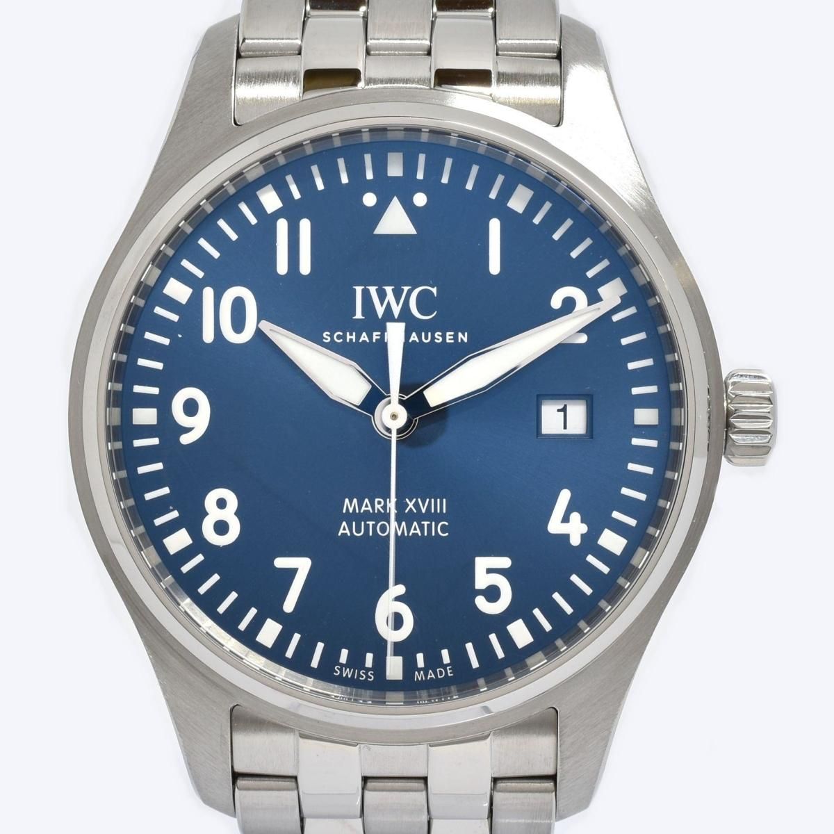 ファッションの マーク18 パイロットウォッチ IWC IW327016 ☆自動巻き デイト パイロット・ウォッチ