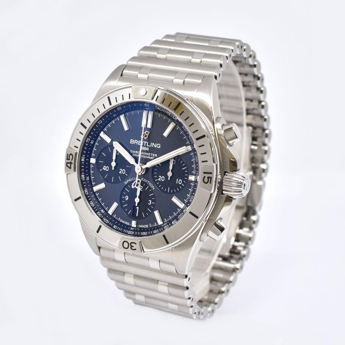 ŹƬʡۥ֥饤ȥ Υޥå42 AB0134 ѥ󥨥ǥ󡡡ư ӻ BREITLING AB0134101B3A1 Υ ܸ  