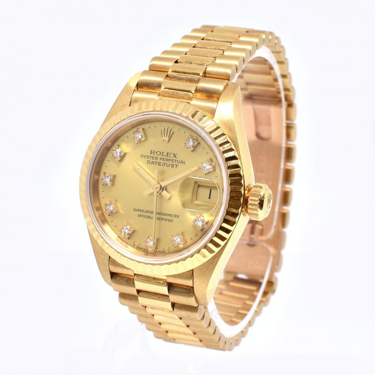 ŹƬʡۥå K18YG ǥȥ㥹  69178G 10P E֡ӻ ư ROLEX DATEJUST  ɥ  ǥ