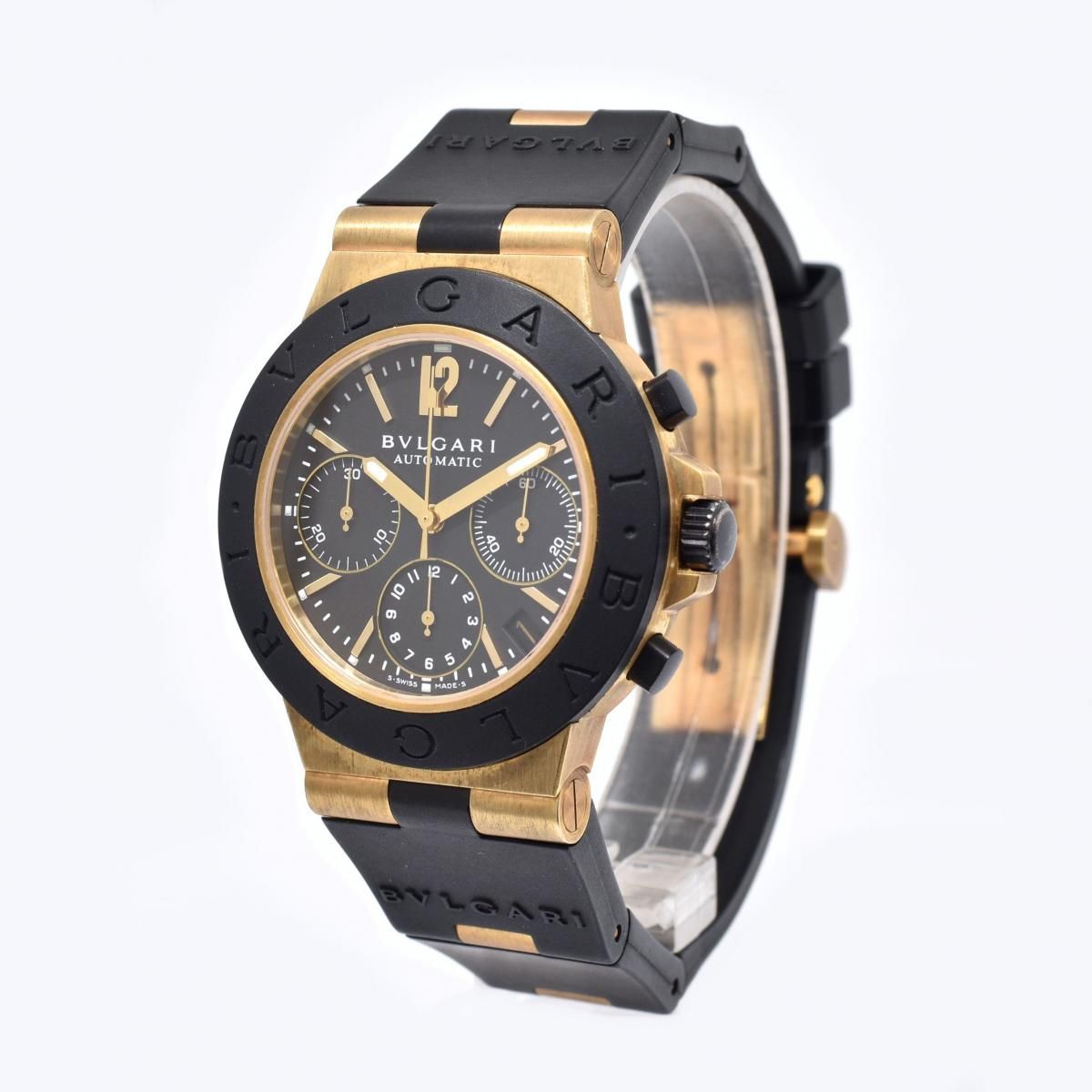 K18 ֥륬 ǥ AC38G Υաӻ ư BVLGARI DIAGONO  С  