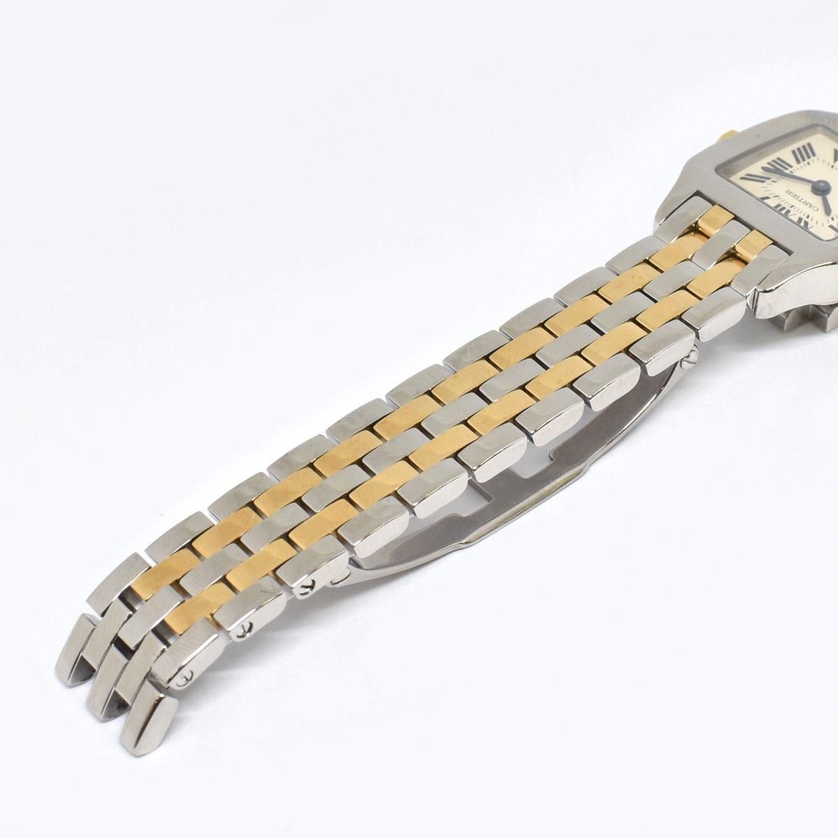 カルティエ 時計 レディース サントスドゥモワゼル SM QZ ステンレス カルティエ 時計 レディース サントスドゥモワゼル SM QZ