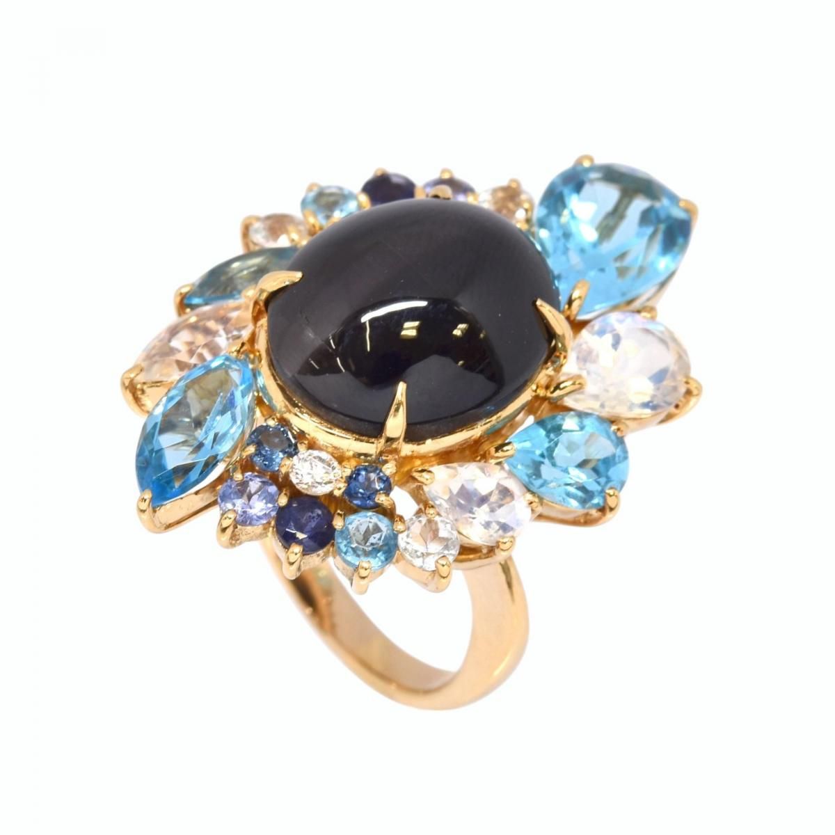 K18YG ޥʥȥåĥ C13.4ct BT8.92ct D0.07ct 16.7g  #18 ֥롼ȥѡ  