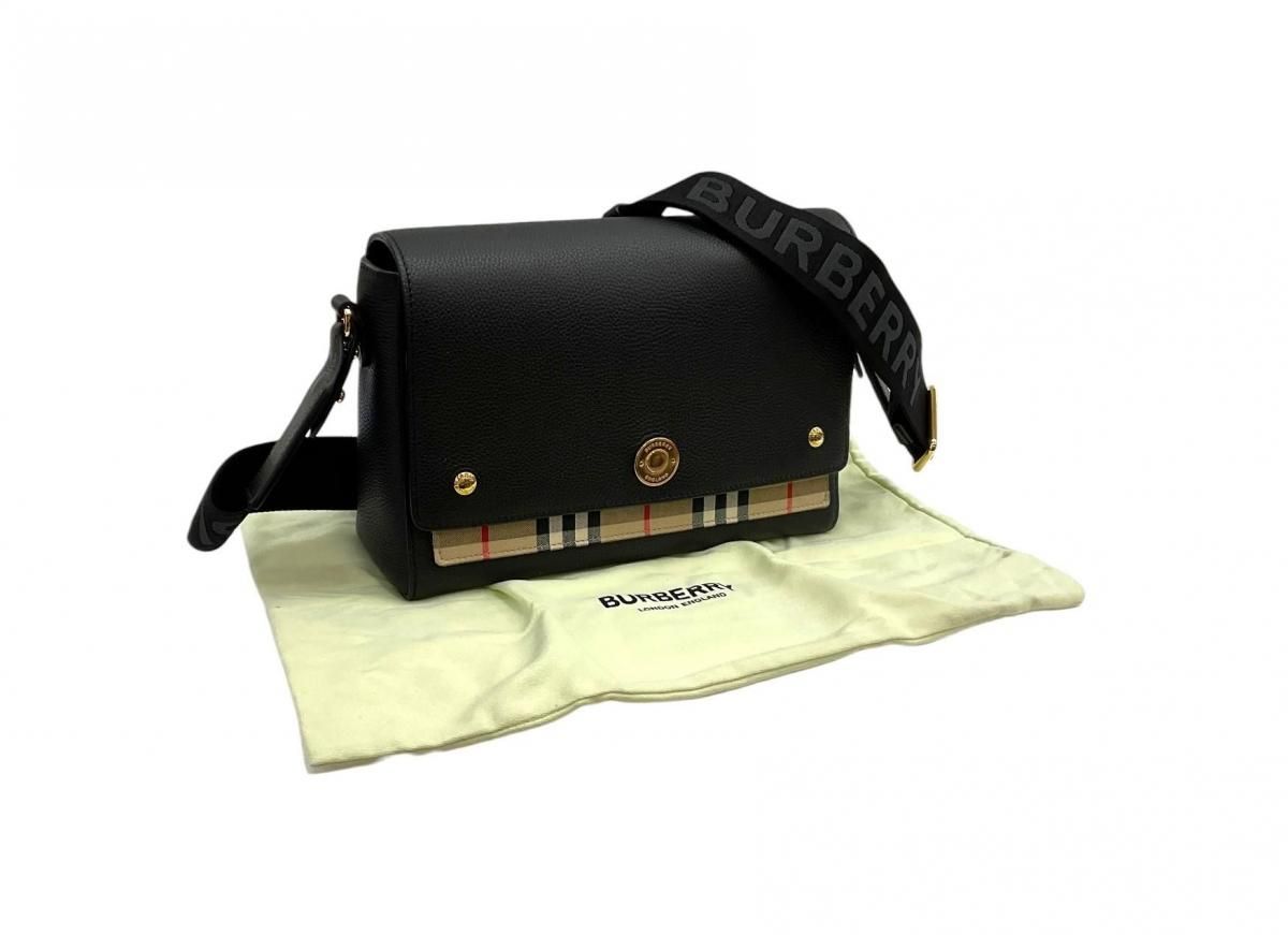 美品】BURBERRY/バーバリー/ショルダーバッグ/レザー/ヴィンテージ