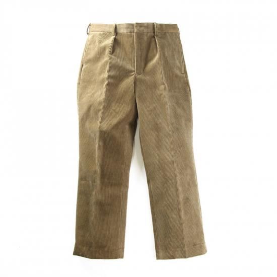 コンフォータブルリーズン STRAIGHT CORDS SLACKS BROWN COMFORTABLE