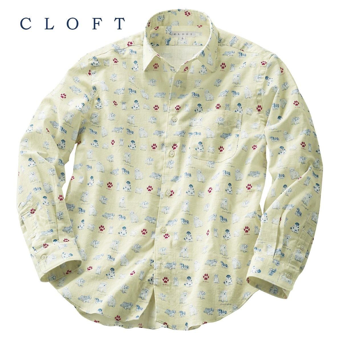 Special Price＞犬好きに贈る CLOFT 仔犬柄 パピー柄 綿100