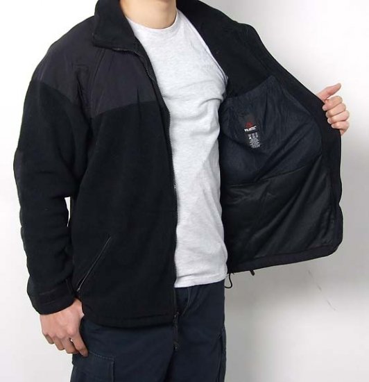 エクワックス　第二世代フリースジャケット　黒ブラック　サイズＸＬ　メンズ