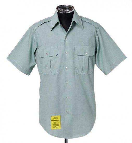 アメリカ陸軍 U.S.ARMY ライトグリーン メンズ 半袖ドレスシャツ（USED）AMY-SS-U- - ミリタリーショップ L.A.BOY  (エルエイボーイ）【本店】