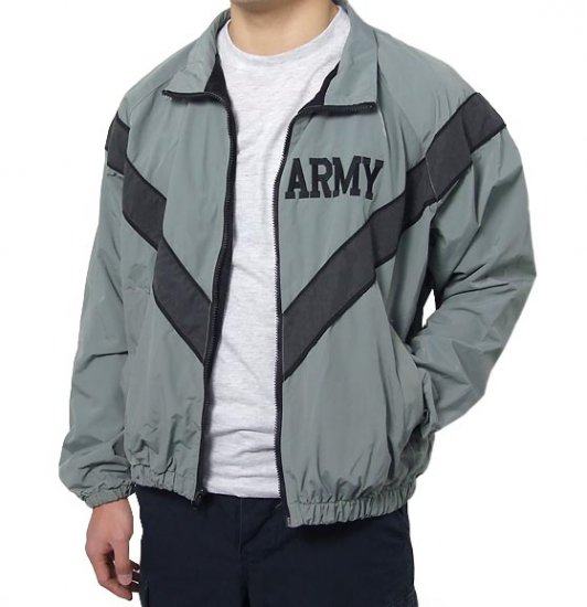 アメリカ軍 U.S.ARMY グレー IPFU トレーニングジャケット（USED）前期型　A78U= - ミリタリーショップ L.A.BOY  (エルエイボーイ）【本店】