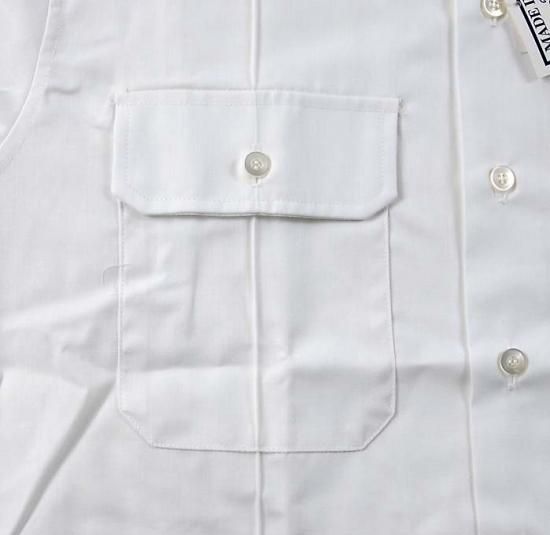アメリカ軍 U.S.ARMY ホワイト 長袖ドレスシャツ 新品 A61N