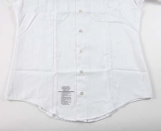 アメリカ軍 U.S.ARMY ホワイト 長袖ドレスシャツ 新品 A61N