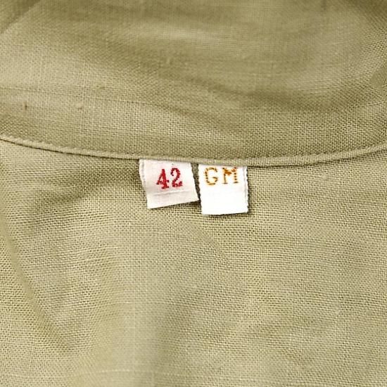 フランス軍 M-47 チノシャツ 黒染め 軍放出品 ミリタリー