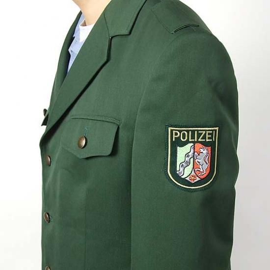 ドイツ警察 POLIZEI グリーン ドレスジャケット 新品 G54N ドイツ警察 POLIZEI グリーン ドレスジャケット 新品 G54N