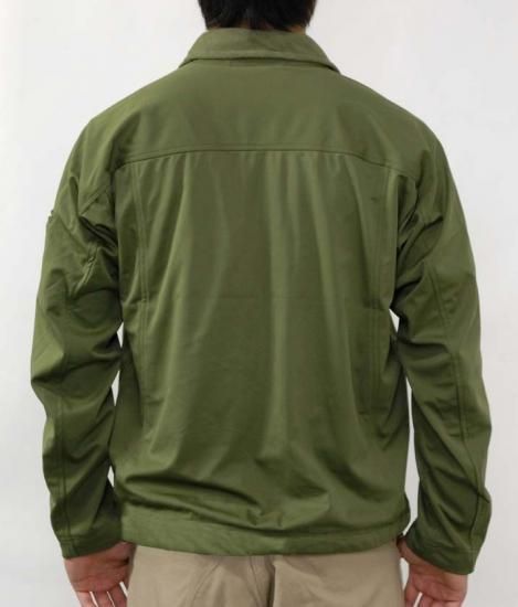 ドイツ グリーン ソフトシェルジャケット 新品 G49N