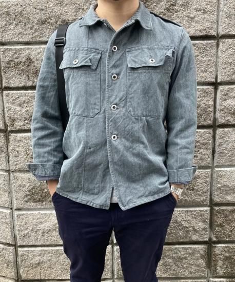 実物 新品 デッドストック スイス軍 後期型 デニム ワーク