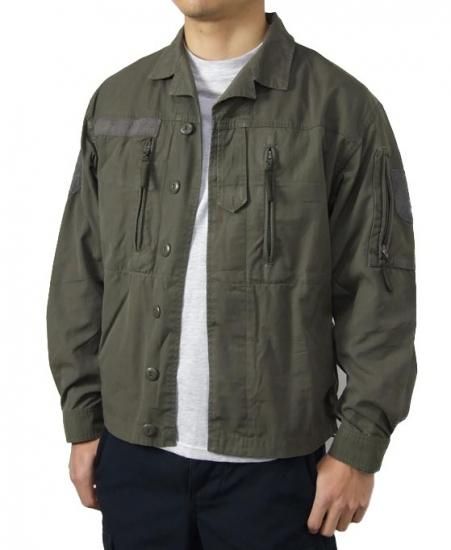 オーストリア軍 OD リップストップ コンバットジャケット USED