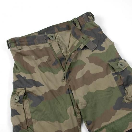 フランス軍 CCE カモフラージュ KNEE PKT バトルパンツ USED