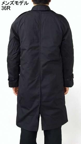 アメリカ軍 ブラック ステンカラーコート 新品 606N