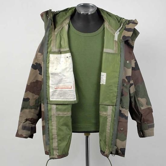 フランス軍 CCE カモフラージュ レインジャーパーカー USED 433U