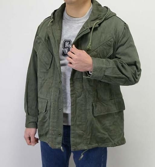 ベルギー軍 Od M 64 フィールドパーカー Used 447u ミリタリー アメリカングッズ専門店 L A Boy エルエイボーイ 本店