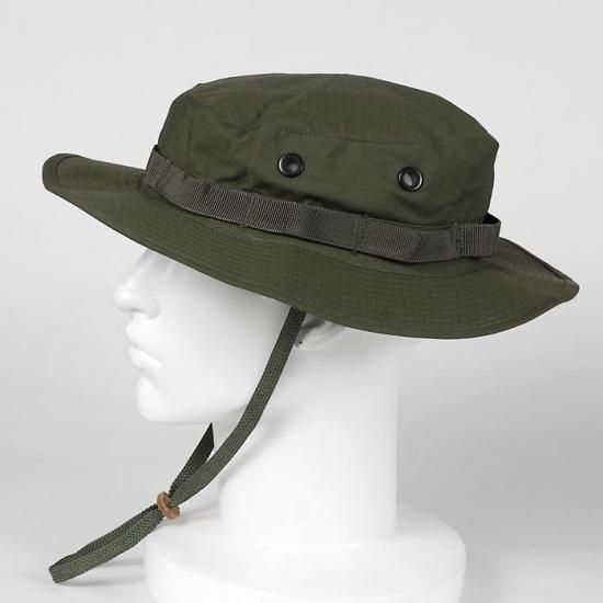 U.S. ODグリーン ジャングルハット 新品 M33- - ミリタリー