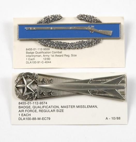 アメリカ軍 クオリフィケーション バッジ 新品 36N