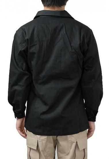 U.S. ブラック リップストップ コンバットジャケット 新品 A1BN