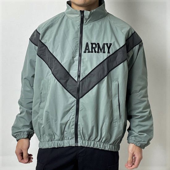 アメリカ軍 U.S.ARMY グレー IPFU トレーニングジャケット（新品）前期